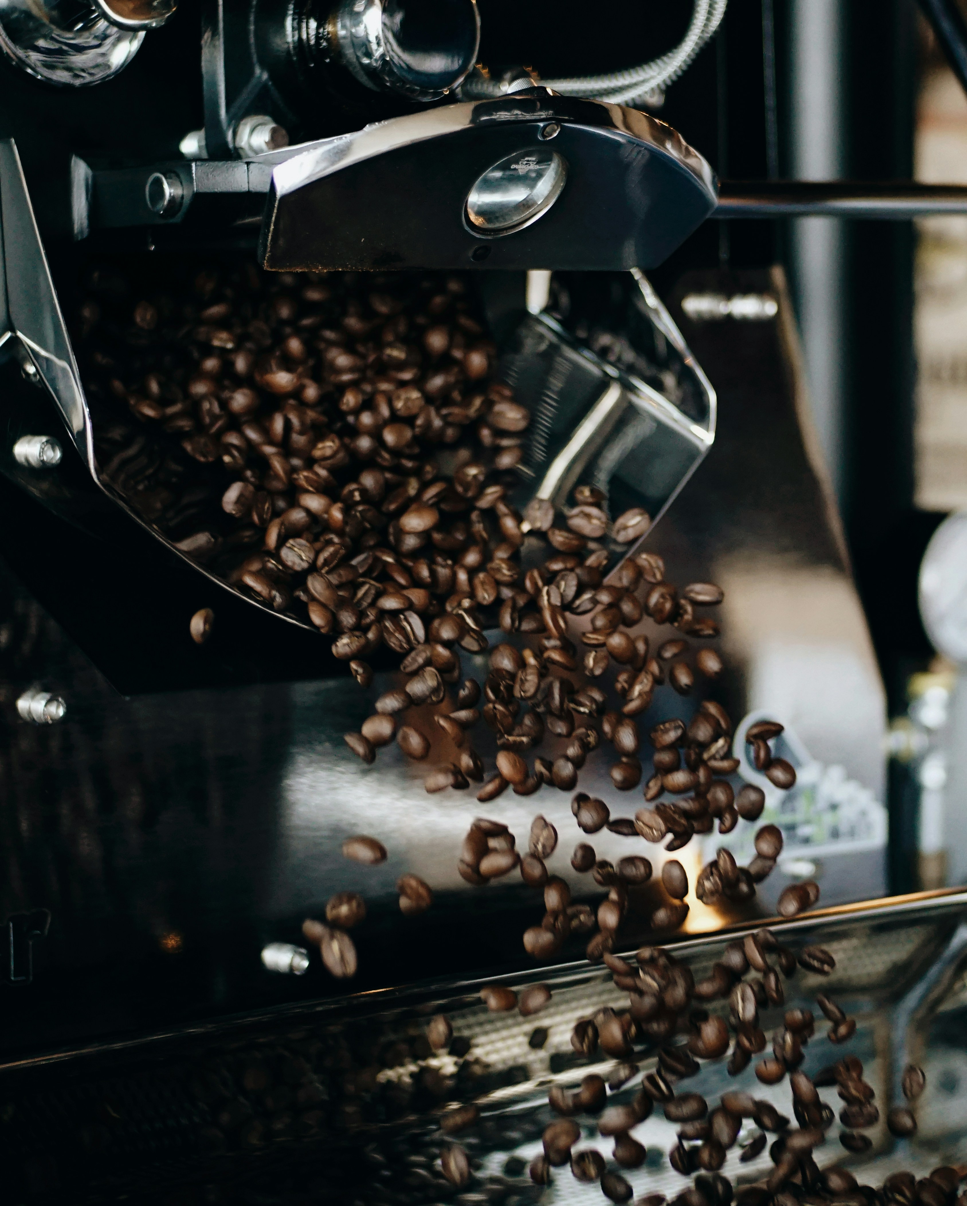 Photo of coffee roasting